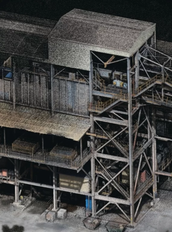 Outdoor industrial plant